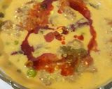 A picture of step 6 of Spicy Mutter Pakoda kaddhi.