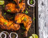 A picture of step 9 of Indian Spiced Chargrilled Chicken Kebab.