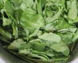 A picture of step 1 of Palak Tuvar dal Patal Bhaji.