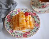 Foto langkah ke 5 dari resep Lumpia Tape Keju Saus Karamel.
