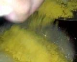 A picture of step 4 of Moong daal halwa.