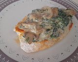 Foto del paso 7 de la receta: Pollo en salsa de espinacas y champiñones