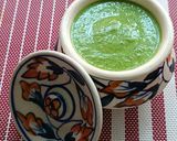 A picture of step 3 of Sandwich Chutney (Green).