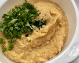 Foto del paso 1 de la receta: Hummus de espirulina y cilantro🌱