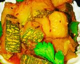 कद्दू की खट्टी मिठी गुड़ की सब्जी (kaddu ki khatti meethi gur ki sabzi recipe in Hindi) रेसिपी चरण 8 फोटो
