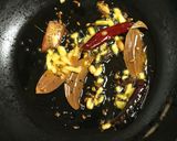 A picture of step 4 of Chingri diye Masoor Dal Er Khichuri (Prawn Khichdi - Bengali Style).