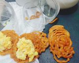 A picture of step 7 of Instant Jalebi.