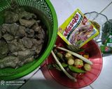 Foto langkah ke 1 dari resep Gulai daging sapi lemak.