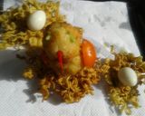 Foto langkah ke 4 dari resep Dadar Mie Sarang Puyuh.