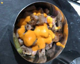 Foto del paso 4 de la receta: Timbales de patata y solomillo al chimi churry