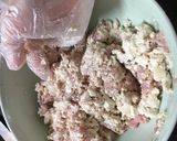 Hình bước làm 1 của món Thịt chiên đậu