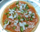 પિઝા (નો ઓવન-નો યીસ્ટ) (pizza recipe in Gujarati) રેસીપી સ્ટેપ7ફોટો