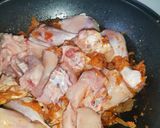A picture of step 2 of Koyla Karahi ❤😍.