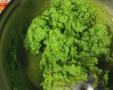 A picture of step 3 of Matar kachori with aloo sabzi.