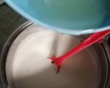 Foto del paso 4 de la receta: Panna cotta de coco con coulis de jamaica y mezcal