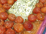 Pasta con tomates cherry y queso feta (receta de Instagram)