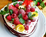 Foto del passaggio 7 della ricetta Cuore di RED VELVET con crema al mascarpone ❤