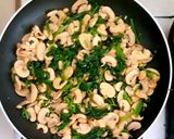 รูปขั้นตอนการทำที่ 1 ของ อกไก่ยัดไส้เห็ดผักโขมชีส mushroom spinach &cheese stuffed chicken