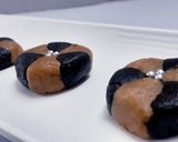 A picture of step 5 of Biscuit peda.