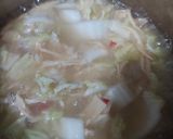 Foto langkah ke 4 dari resep Sup Sawi Putih Protein Nabati.