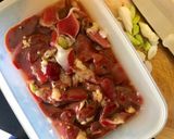 Hình bước làm 1 của món Lòng gà xào măng / Miến măng gà