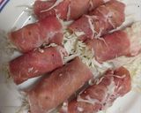 รูปขั้นตอนการทำที่ 1 ของ หมูม้วนกะหล่ำปลี