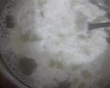 A picture of step 1 of Tri-Color Rasgulla.