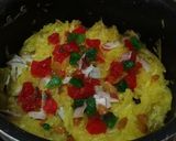 A picture of step 4 of Aloo ka zarda.