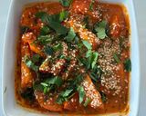 A picture of step 3 of Tomato salad/ appetiser.