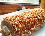 Foto langkah ke 6 dari resep Roll Cake Mocca Nougat.