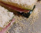 Une image de l'étape 8 de Cordon bleu de courgette.