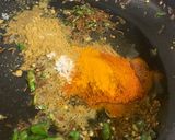 A picture of step 2 of Chana chaat In Bombay style.