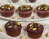 A picture of step 16 of Eggless Beetroot Muffins – Naturally Pink, Wholesome & Nutty.