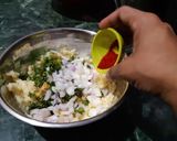 A picture of step 12 of Amritsari aloo kulcha.