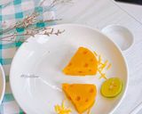 Hình bước làm 1 của món Pudding Bí Đỏ