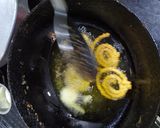 A picture of step 3 of Chakli,Chakli or Murukku.