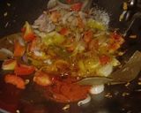 A picture of step 4 of Soya Pulao.