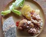 Rácos csirke tepsiben recept fázis 14 fotója