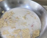 Gambar langkah 3 resipi Telur masak lemak putih.