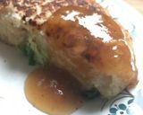 A picture of step 6 of Easy Pan-fried Daikon-mochi (White radish cake) with Oat Flour.
