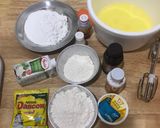 Foto langkah ke 1 dari resep Bolu lapis kukus putih telur #homemadebylita.