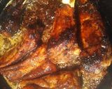 A picture of step 6 of Sticky Maple Ribs in a skillet of cast-iron batch 88.
