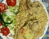 A picture of step 6 of Chicken yakhni pulao.