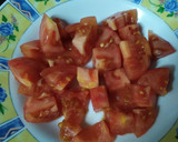 Foto del paso 1 de la receta: Ensalada de pimientos, atún y tomate