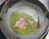 A picture of step 3 of Green Curry Chicken in Young Coconut.