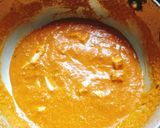 A picture of step 3 of Paneer butter masala without onion and garlic curry 🍛.