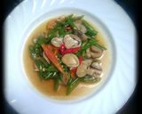 Foto langkah ke 7 dari resep Tumis Buncis + Jamur Merang.