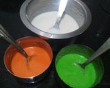 A picture of step 2 of Tricolor Instant Dosa.