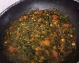 A picture of step 3 of Green Amaranth Curry.
