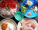 A picture of step 1 of Pepper chicken gravy.